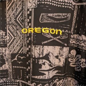 Mens Oregon Ducks Hawaiian Shirt XL